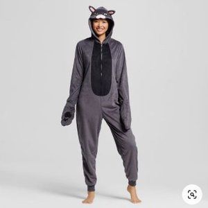 Xhilaration Grey Cat Onesie